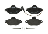 Kit de plaquettes de frein, frein à disque PREMIER ECO FRICTION FDB1944 Ferodo