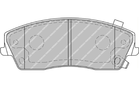 Kit de plaquettes de frein, frein à disque PREMIER ECO FRICTION FDB1954 Ferodo, Image 2