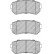Kit de plaquettes de frein, frein à disque PREMIER ECO FRICTION FDB1956 Ferodo, Vignette 2