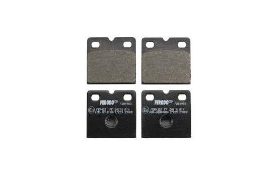 Kit de plaquettes de frein, frein à disque PREMIER ECO FRICTION FDB1983 Ferodo