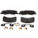 Kit de plaquettes de frein, frein à disque PREMIER ECO FRICTION FDB1988 Ferodo