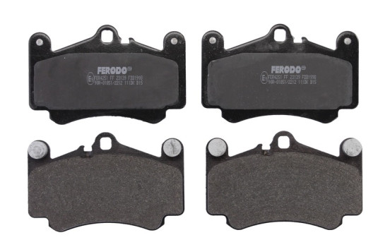 Kit de plaquettes de frein, frein à disque PREMIER ECO FRICTION FDB1998 Ferodo