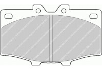 Kit de plaquettes de frein, frein à disque PREMIER ECO FRICTION FDB288 Ferodo