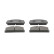 Kit de plaquettes de frein, frein à disque PREMIER ECO FRICTION FDB29 Ferodo, Vignette 2