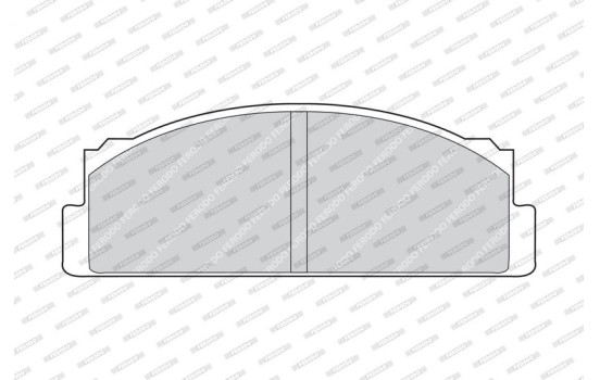 Kit de plaquettes de frein, frein à disque PREMIER ECO FRICTION FDB29 Ferodo, Image 3