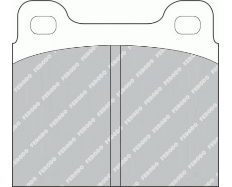 Kit de plaquettes de frein, frein à disque PREMIER ECO FRICTION FDB2M Ferodo, Image 2