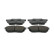 Kit de plaquettes de frein, frein à disque PREMIER ECO FRICTION FDB300 Ferodo, Vignette 3