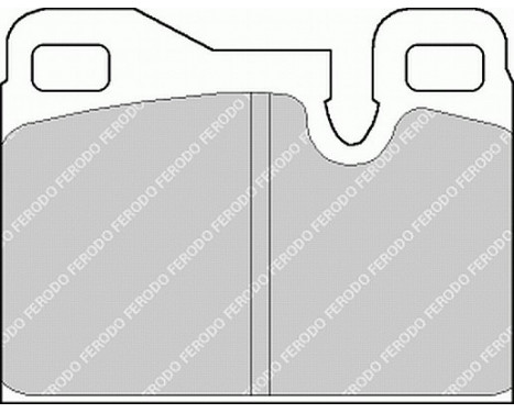 Kit de plaquettes de frein, frein à disque PREMIER ECO FRICTION FDB330 Ferodo, Image 2