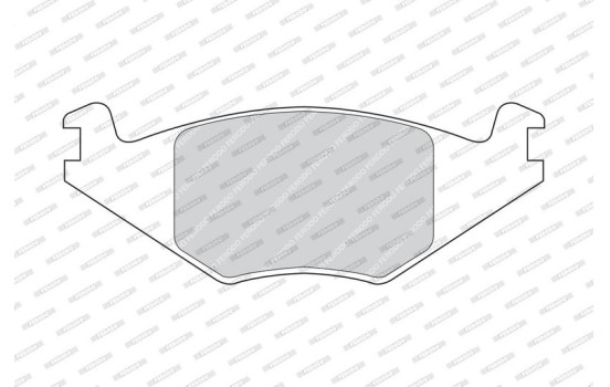 Kit de plaquettes de frein, frein à disque PREMIER ECO FRICTION FDB385 Ferodo, Image 4