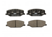 Kit de plaquettes de frein, frein à disque PREMIER ECO FRICTION FDB396 Ferodo