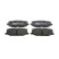 Kit de plaquettes de frein, frein à disque PREMIER ECO FRICTION FDB396 Ferodo, Vignette 3