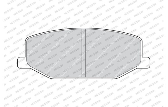 Kit de plaquettes de frein, frein à disque PREMIER ECO FRICTION FDB396 Ferodo, Image 4