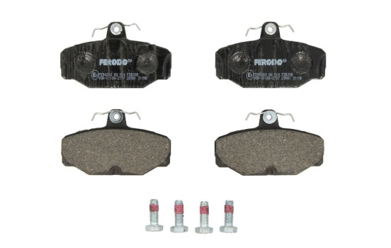 Kit de plaquettes de frein, frein à disque PREMIER ECO FRICTION FDB398 Ferodo