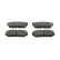 Kit de plaquettes de frein, frein à disque PREMIER ECO FRICTION FDB4000 Ferodo, Vignette 3