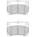 Kit de plaquettes de frein, frein à disque PREMIER ECO FRICTION FDB4001 Ferodo, Vignette 2