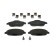 Kit de plaquettes de frein, frein à disque PREMIER ECO FRICTION FDB4003 Ferodo, Vignette 3