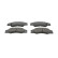 Kit de plaquettes de frein, frein à disque PREMIER ECO FRICTION FDB4014 Ferodo, Vignette 2