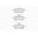 Kit de plaquettes de frein, frein à disque PREMIER ECO FRICTION FDB4041 Ferodo, Vignette 4