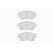 Kit de plaquettes de frein, frein à disque PREMIER ECO FRICTION FDB4046 Ferodo, Vignette 4