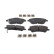 Kit de plaquettes de frein, frein à disque PREMIER ECO FRICTION FDB4047 Ferodo, Vignette 3