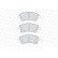 Kit de plaquettes de frein, frein à disque PREMIER ECO FRICTION FDB4047 Ferodo, Vignette 4