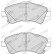 Kit de plaquettes de frein, frein à disque PREMIER ECO FRICTION FDB4047 Ferodo, Vignette 5