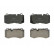 Kit de plaquettes de frein, frein à disque PREMIER ECO FRICTION FDB4055 Ferodo