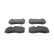 Kit de plaquettes de frein, frein à disque PREMIER ECO FRICTION FDB4055 Ferodo, Vignette 3