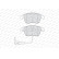 Kit de plaquettes de frein, frein à disque PREMIER ECO FRICTION FDB4057 Ferodo, Vignette 4