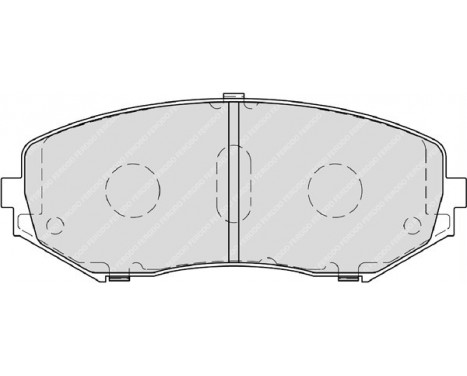 Kit de plaquettes de frein, frein à disque PREMIER ECO FRICTION FDB4060 Ferodo, Image 2