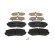 Kit de plaquettes de frein, frein à disque PREMIER ECO FRICTION FDB4060 Ferodo, Vignette 3