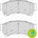 Kit de plaquettes de frein, frein à disque PREMIER ECO FRICTION FDB4062 Ferodo, Vignette 4