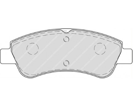 Kit de plaquettes de frein, frein à disque PREMIER ECO FRICTION FDB4066 Ferodo, Image 2