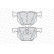 Kit de plaquettes de frein, frein à disque PREMIER ECO FRICTION FDB4067 Ferodo, Vignette 3