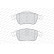 Kit de plaquettes de frein, frein à disque PREMIER ECO FRICTION FDB4068 Ferodo, Vignette 4