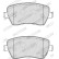 Kit de plaquettes de frein, frein à disque PREMIER ECO FRICTION FDB4069 Ferodo, Vignette 5
