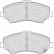 Kit de plaquettes de frein, frein à disque PREMIER ECO FRICTION FDB4074 Ferodo, Vignette 2