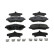 Kit de plaquettes de frein, frein à disque PREMIER ECO FRICTION FDB4074 Ferodo, Vignette 3