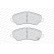Kit de plaquettes de frein, frein à disque PREMIER ECO FRICTION FDB4074 Ferodo, Vignette 4