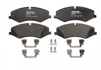 Kit de plaquettes de frein, frein à disque PREMIER ECO FRICTION FDB4104 Ferodo