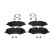 Kit de plaquettes de frein, frein à disque PREMIER ECO FRICTION FDB4104 Ferodo, Vignette 4