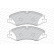 Kit de plaquettes de frein, frein à disque PREMIER ECO FRICTION FDB4104 Ferodo, Vignette 5
