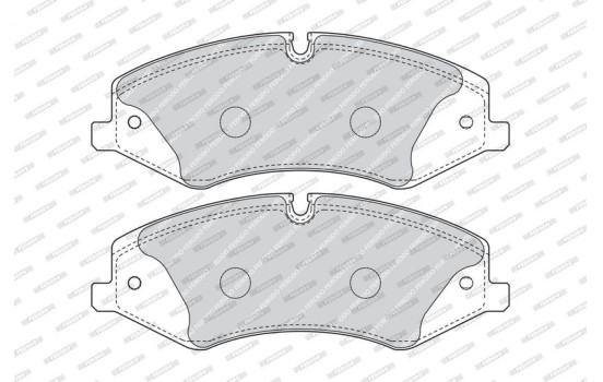 Kit de plaquettes de frein, frein à disque PREMIER ECO FRICTION FDB4104 Ferodo, Image 5