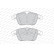 Kit de plaquettes de frein, frein à disque PREMIER ECO FRICTION FDB4107 Ferodo, Vignette 4