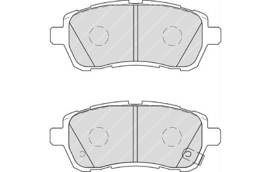 Kit de plaquettes de frein, frein à disque PREMIER ECO FRICTION FDB4110 Ferodo, Image 2