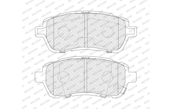 Kit de plaquettes de frein, frein à disque PREMIER ECO FRICTION FDB4110 Ferodo, Image 4
