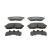 Kit de plaquettes de frein, frein à disque PREMIER ECO FRICTION FDB4112 Ferodo, Vignette 3