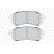 Kit de plaquettes de frein, frein à disque PREMIER ECO FRICTION FDB4112 Ferodo, Vignette 4