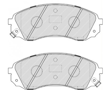 Kit de plaquettes de frein, frein à disque PREMIER ECO FRICTION FDB4113 Ferodo, Image 2