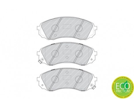 Kit de plaquettes de frein, frein à disque PREMIER ECO FRICTION FDB4113 Ferodo, Image 3